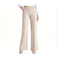 👖 ¡50% DE DESCUENTO! ✨ Pantalones de mujer de talle alto y pierna ancha – Ajuste fluido, tejido ligero