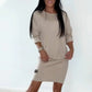 ⏰🔥 ¡50% DE DESCUENTO POR TIEMPO LIMITADO! 👗 Vestido Sudadera para Mujer – Suave, Cómodo y Perfecto para el Día a Día 🌸✨