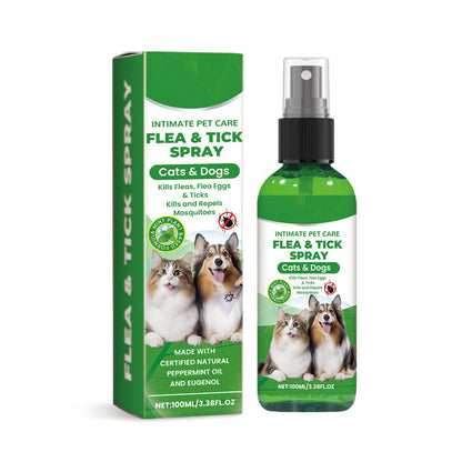⏰🔥 ¡50% DE DESCUENTO POR TIEMPO LIMITADO! 🐶🐱 Spray Natural Antipulgas y Garrapatas – Protege a tus Mascotas de Forma Segura y Efectiva 🌿✨