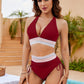 💃Urlaubsangebot 49 % RABATT💃Bikini-Sets mit hoher Taille und Bauchkontrolle in Farbblock-Optik