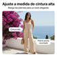 ⏰🔥 ¡50% DE DESCUENTO POR TIEMPO LIMITADO! 💃 Elegante vestido con escote en V y cintura marcada: crea al instante un look femenino y favorecedor ✨👗