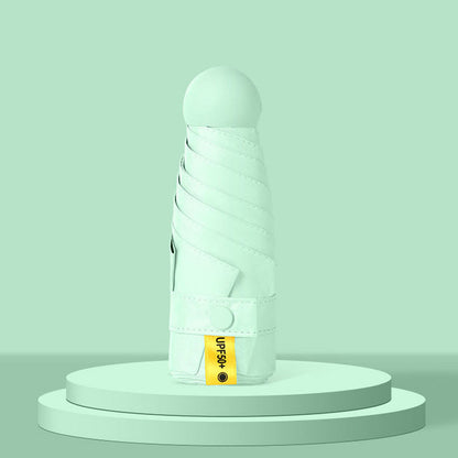 ⏰🔥 ¡50% DE DESCUENTO POR TIEMPO LIMITADO! ☂️ Paraguas Portátil Tipo Cápsula – Ligero, Compacto y Listo para Todo 🌦️✨