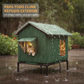 ⏰🔥 ¡50% DE DESCUENTO POR TIEMPO LIMITADO! 🐱🏡 Casita Elevada para Gatos – Impermeable, Aislada y Plegable para Exterior 🌧️✨