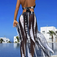 👙🌸 ¡OFERTA 50% OFF! Bikini de 2 Piezas Halter – Estilo Rayas para Primavera/Verano