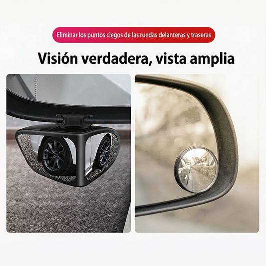 ⏰🔥 ¡50% DE DESCUENTO POR TIEMPO LIMITADO! 🚗✨ Retrovisor de Ángulo Muerto – Doble Lente y Ajustable 360° para Mayor Seguridad en la Conducción 🛡️💖
