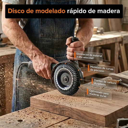 ⏰🔥 ¡50% DE DESCUENTO POR TIEMPO LIMITADO! 🔧✨ Disco para Amoladora Angular – Remoción Rápida y Ultra Resistente, Ideal para Bricolaje y Tallado 🌟💪