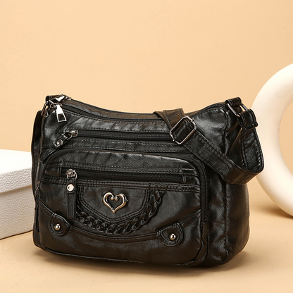 👜 ¡OFERTA POR TIEMPO LIMITADO 50% DE DESCUENTO! ✨ Bolso Cruzado de Mujer – Piel PU Suave, 4 Colores, Multibolsillos ✨
