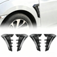 🏎️ ¡50% DE DESCUENTO AHORA! 🔥 Pegatinas para las rejillas de ventilación laterales del guardabarros del coche: diseño deportivo y protección contra arañazos. Embellecedor decorativo universal de TPU ✨