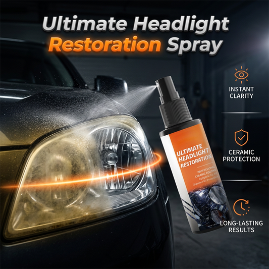 ⏰🔥 ¡50% DE DESCUENTO POR TIEMPO LIMITADO! 🚗 Kit en Spray para Restauración de Faros – Recupera la Claridad al Instante ✨