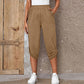 ⏰🔥 ¡50% DE DESCUENTO POR TIEMPO LIMITADO! 👖 Pantalones Capri Informales para Mujer – Comodidad y Estilo Todo el Día ✨🌿