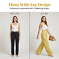 👖✨ ¡OFERTA 50% OFF! Pantalones de Mujer de Pierna Ancha con Cintura Elástica – Cómodos, Frescos y Elegantes para el Día a Día 💖