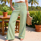 👖✨ ¡OFERTA 50% OFF! Pantalones de Mujer de Pierna Ancha con Cintura Elástica – Cómodos, Frescos y Elegantes para el Día a Día 💖