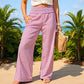 👖✨ ¡OFERTA 50% OFF! Pantalones de Mujer de Pierna Ancha con Cintura Elástica – Cómodos, Frescos y Elegantes para el Día a Día 💖