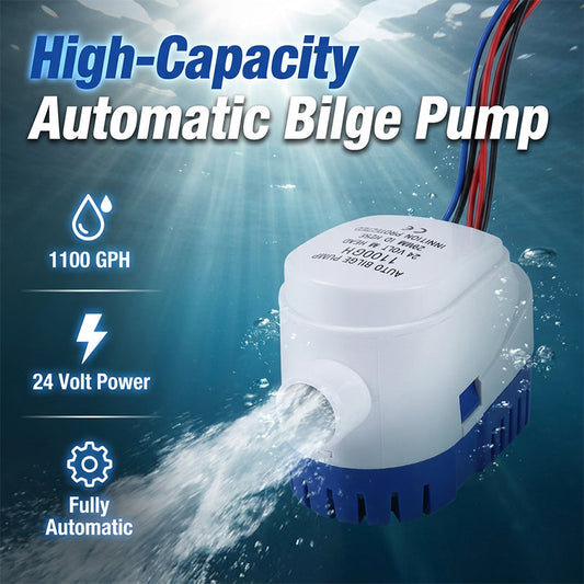 ⏰🔥 ¡50% DE DESCUENTO POR TIEMPO LIMITADO! 💧 Bomba de Achique Sumergible Automática – Rápida, Eficiente y Fácil de Usar ✨🌟