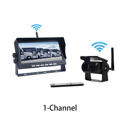 🎁Esenciales sostenibles 🔥Envío gratis🚀Sistema inalámbrico de cámara de reversa HD de 7 pulgadas
