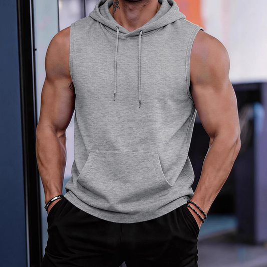 💪🔥 ¡OFERTA 50% OFF! Sudadera Sin Mangas con Capucha – Entrena con Estilo y Libertad