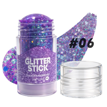 🎨 ¡OFERTA IMPERDIBLE! ¡50% DE DESCUENTO! ✨ Barra de purpurina multiusos: fácil de aplicar, brillo de larga duración 🌿