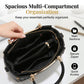 👜💥 ¡OFERTA RELÁMPAGO 50% OFF! Bolso de Mano Premium con Costuras en V – Elegancia y Organización Diaria