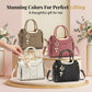 👜💥 ¡OFERTA RELÁMPAGO 50% OFF! Bolso de Mano Premium con Costuras en V – Elegancia y Organización Diaria
