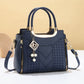 👜💥 ¡OFERTA RELÁMPAGO 50% OFF! Bolso de Mano Premium con Costuras en V – Elegancia y Organización Diaria