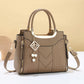 👜💥 ¡OFERTA RELÁMPAGO 50% OFF! Bolso de Mano Premium con Costuras en V – Elegancia y Organización Diaria