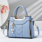👜💥 ¡OFERTA RELÁMPAGO 50% OFF! Bolso de Mano Premium con Costuras en V – Elegancia y Organización Diaria