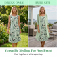 💥 ¡50% DE DESCUENTO HOY! Vestido Floral de 2 Piezas – Elegancia Perfecta para Verano 🌸✨