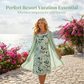 💥 ¡50% DE DESCUENTO HOY! Vestido Floral de 2 Piezas – Elegancia Perfecta para Verano 🌸✨