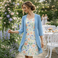 💥 ¡50% DE DESCUENTO HOY! Vestido Floral de 2 Piezas – Elegancia Perfecta para Verano 🌸✨