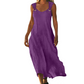 🌞💃 ¡OFERTA RELÁMPAGO 50% OFF! Vestido Largo Sin Mangas con Escote en V – Elegancia Fresca de Verano