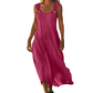 🌞💃 ¡OFERTA RELÁMPAGO 50% OFF! Vestido Largo Sin Mangas con Escote en V – Elegancia Fresca de Verano