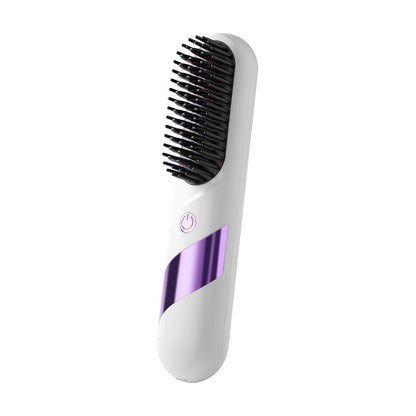 💥 ¡50% DE DESCUENTO HOY! Cepillo Alisador Inalámbrico Portátil – Cabello Liso en Minutos ✨💇‍♀️