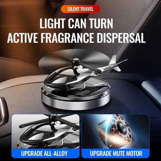 🚗🌿 ¡OFERTA RELÁMPAGO 50% OFF! Helicóptero Aromaterapia para Coche – Fragancia Natural y Decoración Única