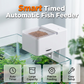 🐠⏰ ¡OFERTA RELÁMPAGO 50% OFF! Comedero Automático Inteligente para Peces – Alimentación Precisa y Sin Preocupaciones