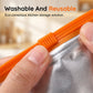 Bolsas de almacenamiento reutilizables de papel de aluminio con cierre hermético (10 piezas)