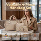 👜🔥 ¡50% OFF! Set de 4 Bolsos para Mujer – Elegancia, Espacio y Estilo en un Solo Pack