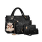 👜🔥 ¡50% OFF! Set de 4 Bolsos para Mujer – Elegancia, Espacio y Estilo en un Solo Pack