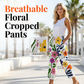 Pantalones cortos de estilo informal con estampado floral para mujer