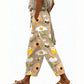 Pantalones cortos de estilo informal con estampado floral para mujer