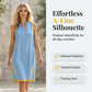🌞💃 ¡50% OFF! Vestido de Verano Escote en V – Fresco, Ligero y Elegante