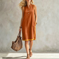 🌞💃 ¡50% OFF! Vestido de Verano Escote en V – Fresco, Ligero y Elegante
