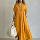 🌸💃 ¡50% OFF! Vestido Largo con Cuello en V – Fresco, Elegante y Cómodo