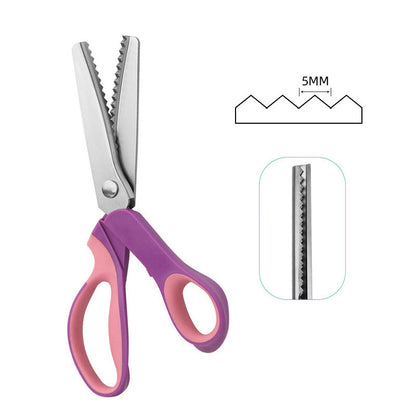 ⏰🔥 ¡OFERTA 50% OFF! ✂️✨ Tijeras Dentadas Multiusos para Costura y Manualidades – Cortes en Zigzag Perfectos, Creatividad Sin Límites 🎨