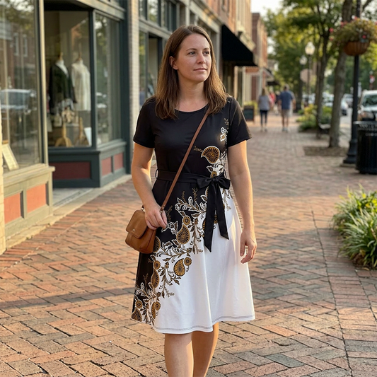 👗🔥 ¡50% OFF! Vestido Floral Elegante para Mujer – Estilo y Comodidad Todo el Día