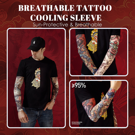 🔥💪 ¡50% OFF! Manga Refrescante para Tatuajes con Protección Solar UPF50+
