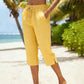 🌿✨ ¡OFERTA RELÁMPAGO 50% OFF! Pantalones Capri a Cuadros – Estilo Retro y Frescura para el Verano