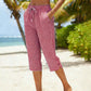 🌿✨ ¡OFERTA RELÁMPAGO 50% OFF! Pantalones Capri a Cuadros – Estilo Retro y Frescura para el Verano