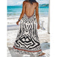 🐆🔥 ¡OFERTA RELÁMPAGO 50% OFF! Vestido Largo Bohemio Estampado Salvaje – Impacta con Estilo
