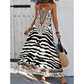 🐆🔥 ¡OFERTA RELÁMPAGO 50% OFF! Vestido Largo Bohemio Estampado Salvaje – Impacta con Estilo