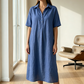 👗🔥 ¡OFERTA 50% OFF! Vestido Camisero Midi Casual – Comodidad y Estilo en Uno